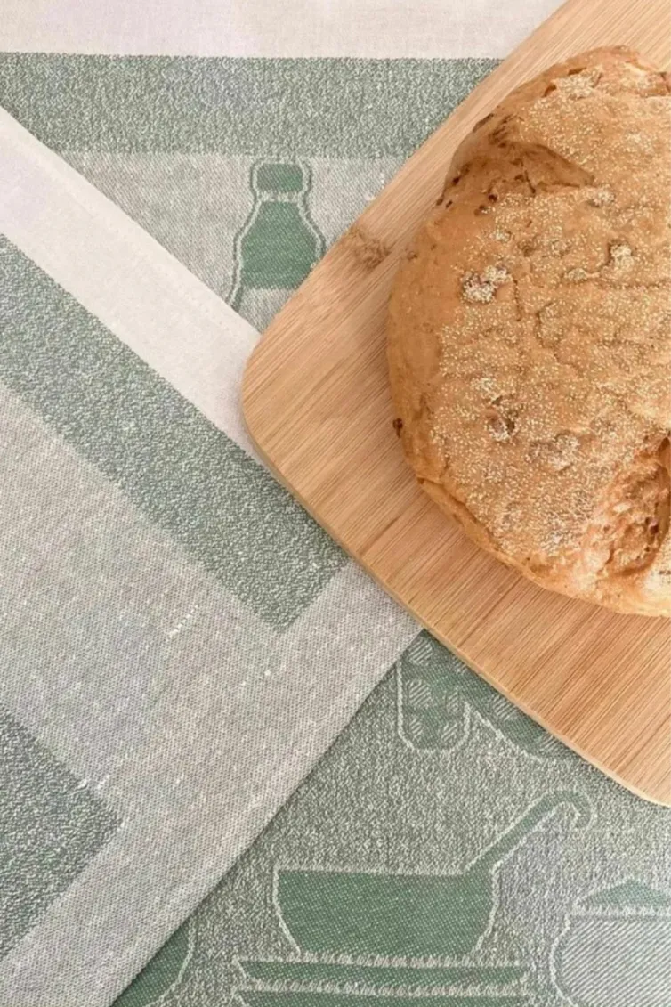 Tekstylia kuchenne Belarusian flax #21S25/316 zelenyj