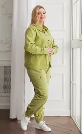 Брюки NOVITA 1333 лайм