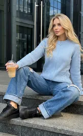 Жакет BELANGE 2671 голубой