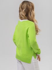 Джемпер Romgil арт. РВ0157-ХЛ2 салатовый, белый