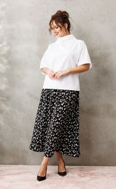 Комплект Anastasia 1316 бело-черный