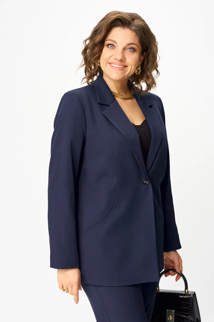 Suit Vilena-fashion #1097 sinij