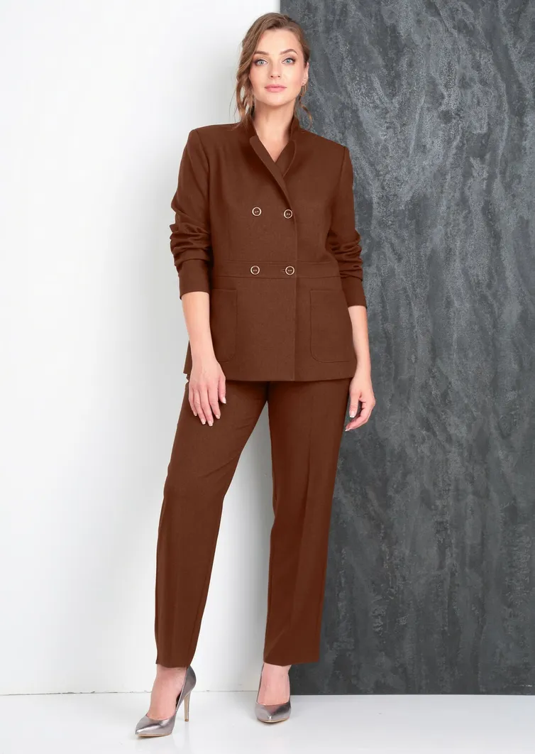 Garnitur Vilena-fashion #828 shokolad