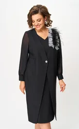 Sukienka Anastasia MAK 1274 chyornyj