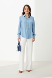 Блузка Panda арт. 103045 голубой