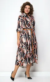 Dress Соломея Люкс 926/1 multikolor