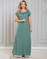 Платье NOVITA арт. 1451 зеленый меланж