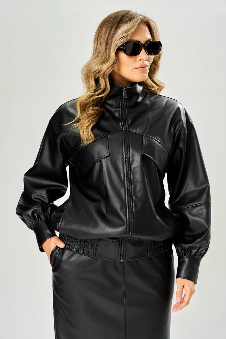 Kurtka Ava fashion #M-230 chernyj