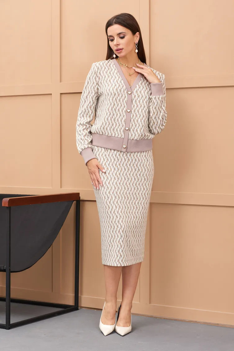 Костюм Galean Style арт. 903 бежевый