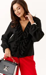 Bluzka PND 87040 chernyj