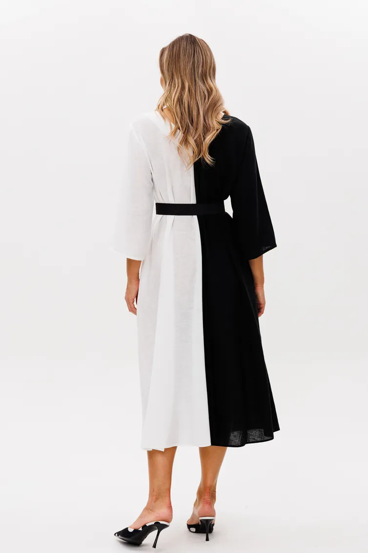 Dress Anastasia #1243.1 cherno-belyj
