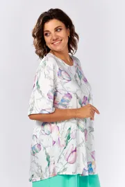 Bluzka Abbi #4056 belyj tyulpan