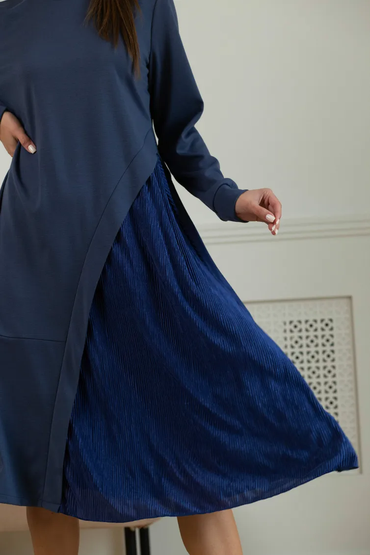 Платье AmberA Life арт. 341 indigo
