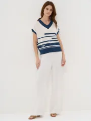 Kamizelka Newvay #7231-40247 mol/denim