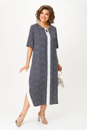 Sukienka Michel Chic #2168 temno-sinij, gorox