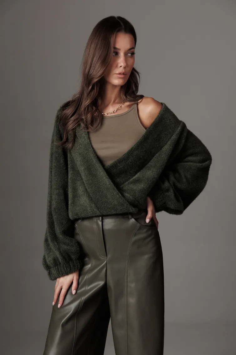 Кардиган Люше арт. 4508 зеленый