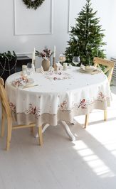 Скатерть Пернатые истории 518609 170х220 см овальная