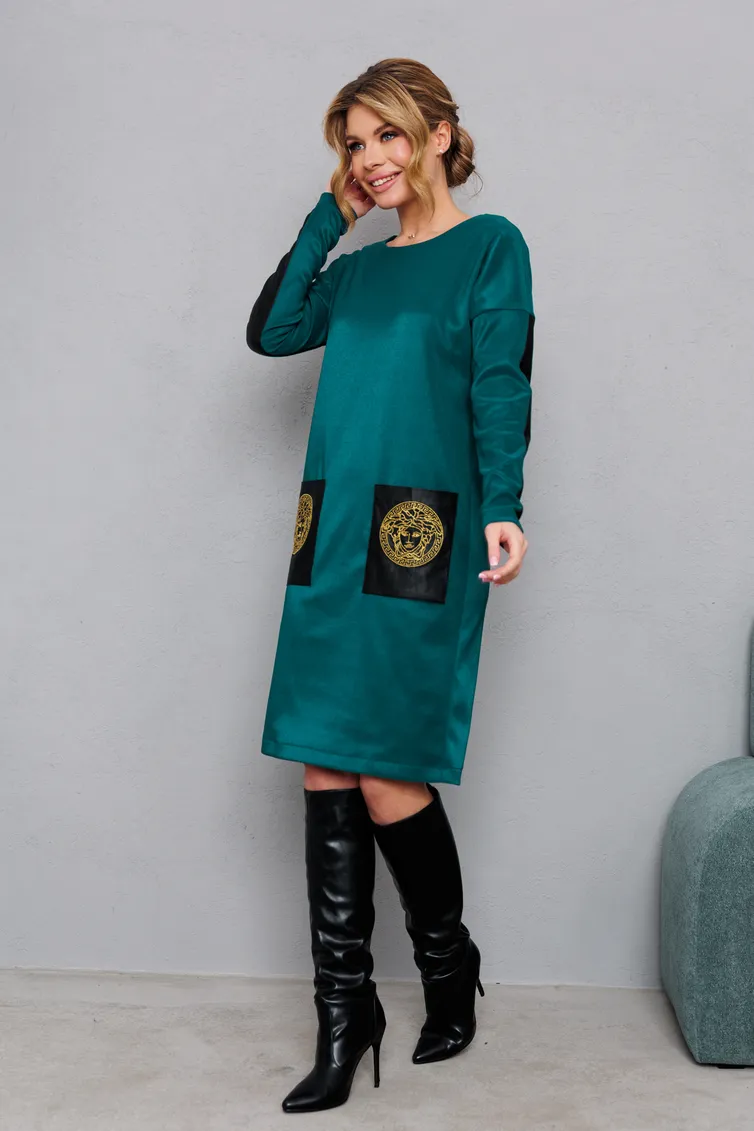 Платье Amori арт. 9831 изумруд 164