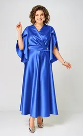 Sukienka Anastasia MAK 1309 lazurno-sinij