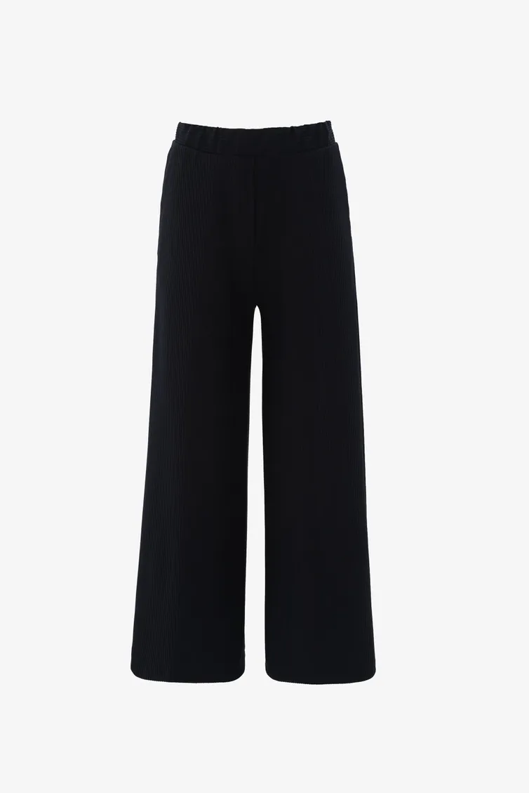 Trousers Elema #3K-11394-1 chyornyj/sinij 170