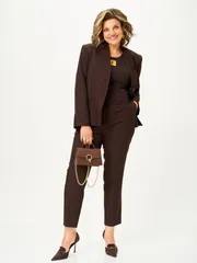 Suit Vilena-fashion #1177 shokolad