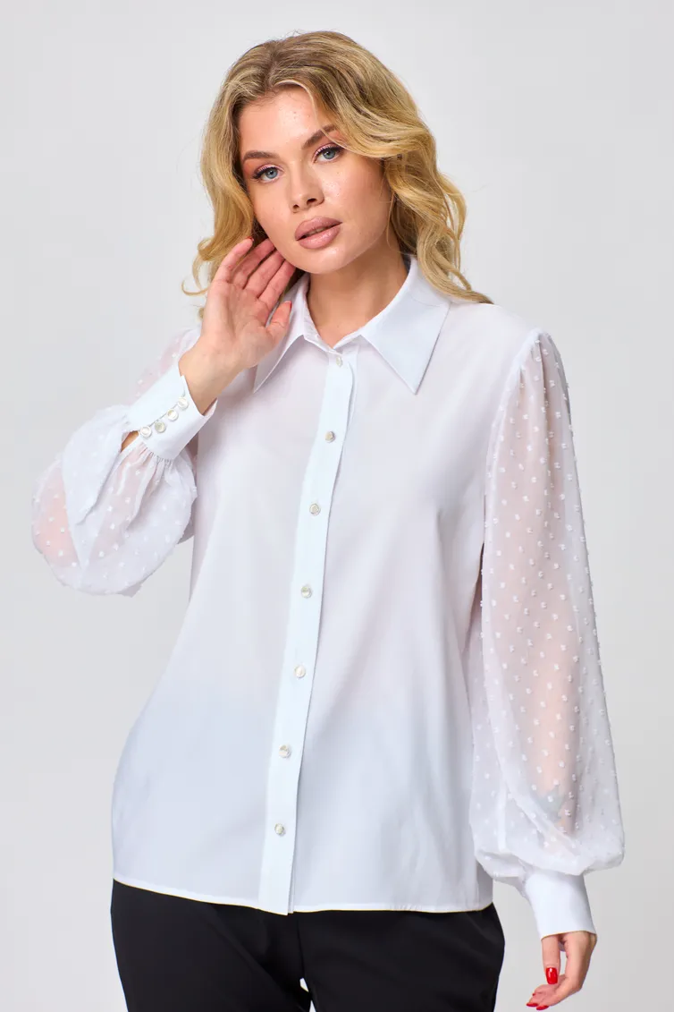 Blouse Abbi #4025 belyj