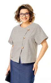 Garnitur Michel Chic 1422 komplekt dzhins, kapuchino