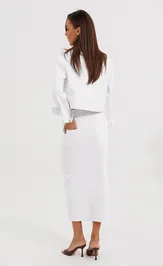 Spódnica V&N fashion 1177_belyj