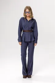 Trousers Pirs #6569 sinij