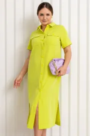 Dress TOOK A LOOK & Angelika #A-352 salatovyj