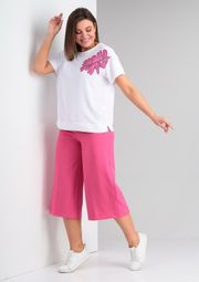 Комплект Vilena-fashion арт. 813 белый+фуксия