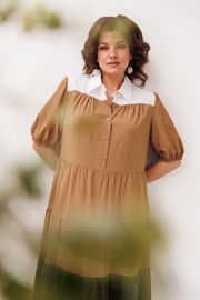 Платье Anelli Laurel арт. 1847 овсяное печенье