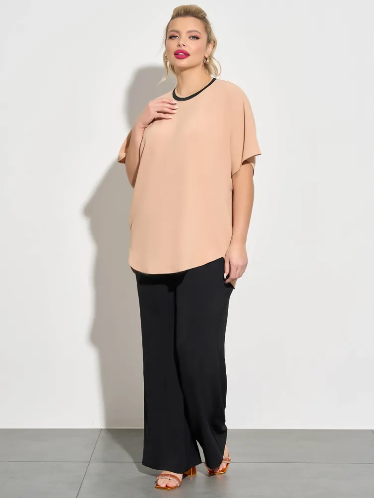 Bluzka DORA plus #0250-1 pesochnyj