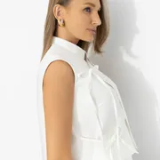 Kamizelka CHARUTTI #Pryamaya rech (belyj)