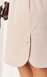 Платье PND 85683 бежевый