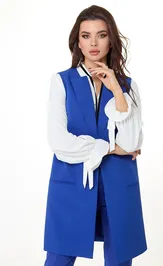Жилет Anelli Laurel 1036 васильковый