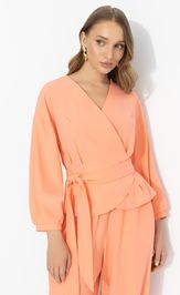 Blouse CHARUTTI Vosxititelnye oxvaty (teplyj korall)