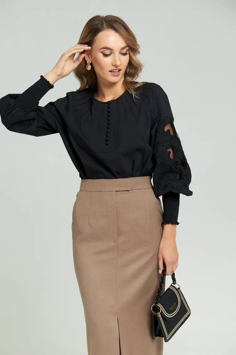 Bluzka SandyNA #130413 chernyj