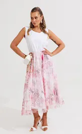 Zestaw Anastasia 1375 belyj+korall