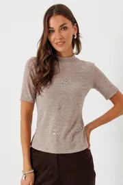 Jumper Lyushe #4460 kapuchino