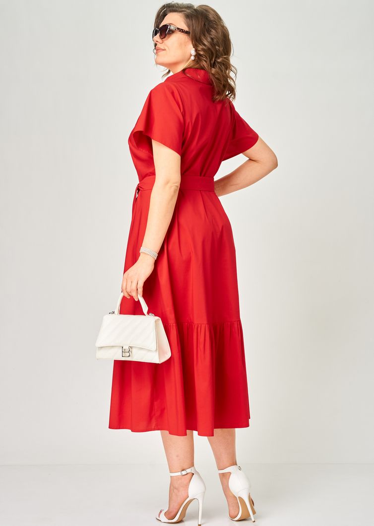 Платье EVA GRANT арт. 7325В красный