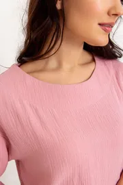 Blouse TOOK A LOOK & Angelika #TB-43m rozovoe oblako