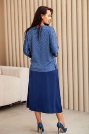 Bluzka TOOK A LOOK & Angelika #MD-249-1 indigo