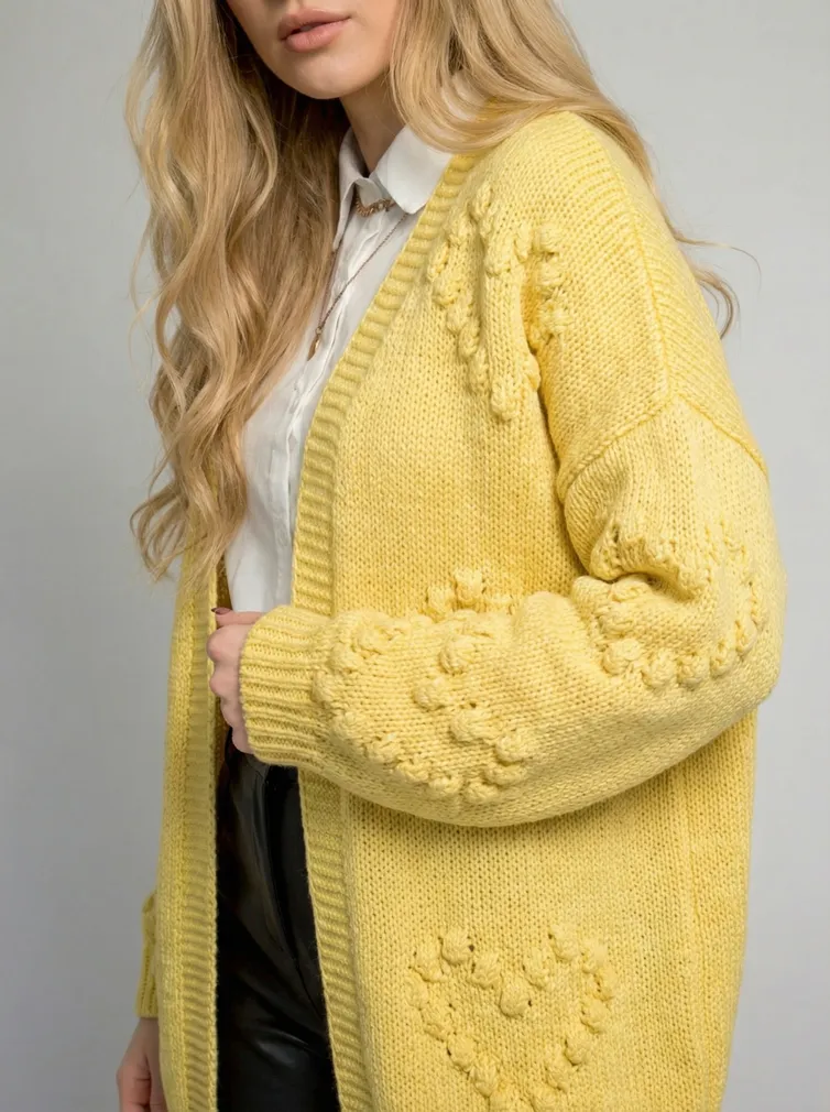 Кардиган BELANGE арт. 3021 желтый