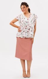 Юбка Anelli Laurel 1648 карамельный силуэт