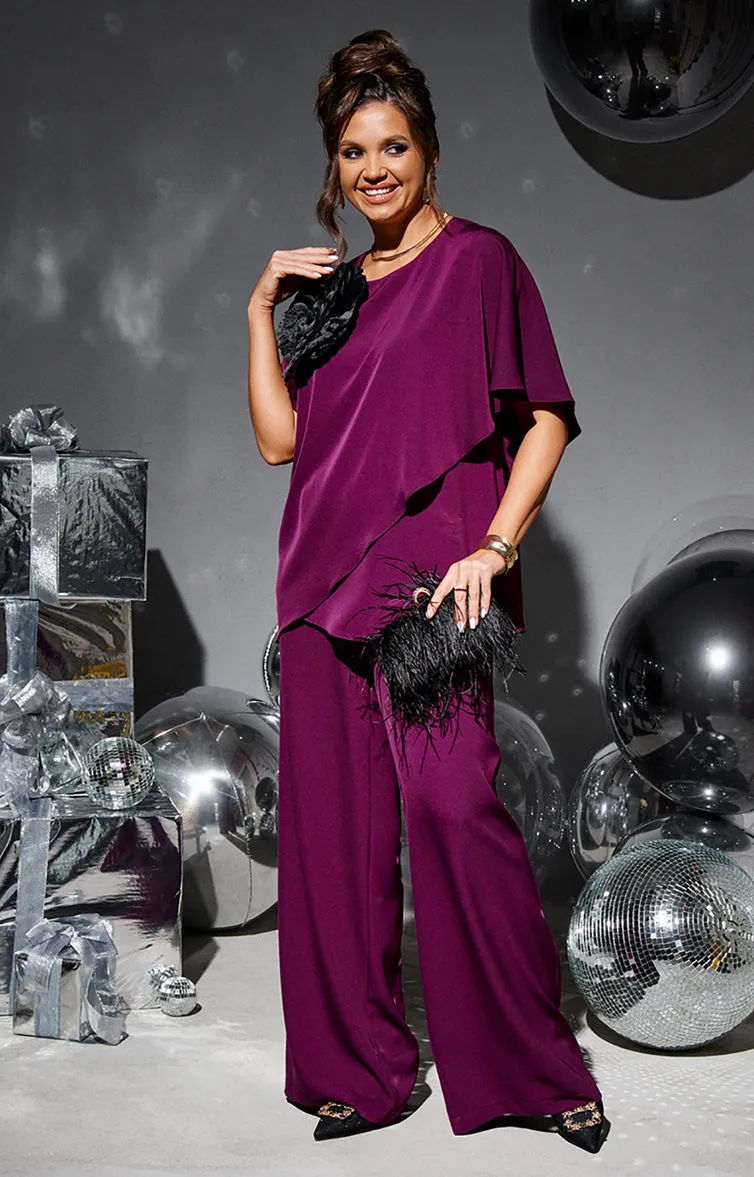 Garnitur Beautiful & Free #6217 marsala