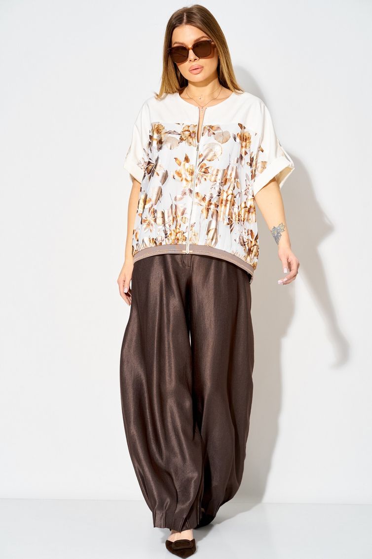 Брюки LAIKONY арт. L-834-2 шоколадный