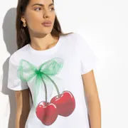 Koszulka CHARUTTI #Manernaya princessa (cherries)