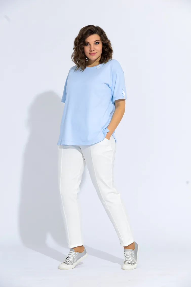 Брюки BegiModa арт. 6001 молочный