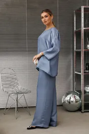 Костюм Anastasia арт. 1228.1 голубой жемчуг